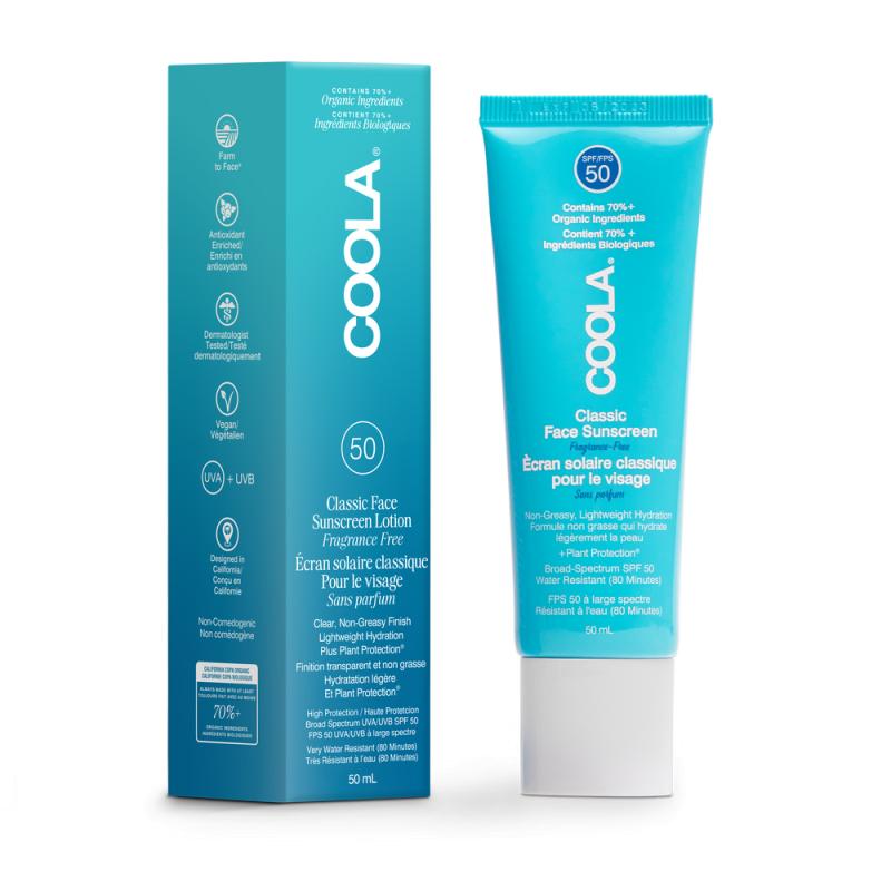 Coola Classic Face Lotion Fragrance Free Spf50  50ml