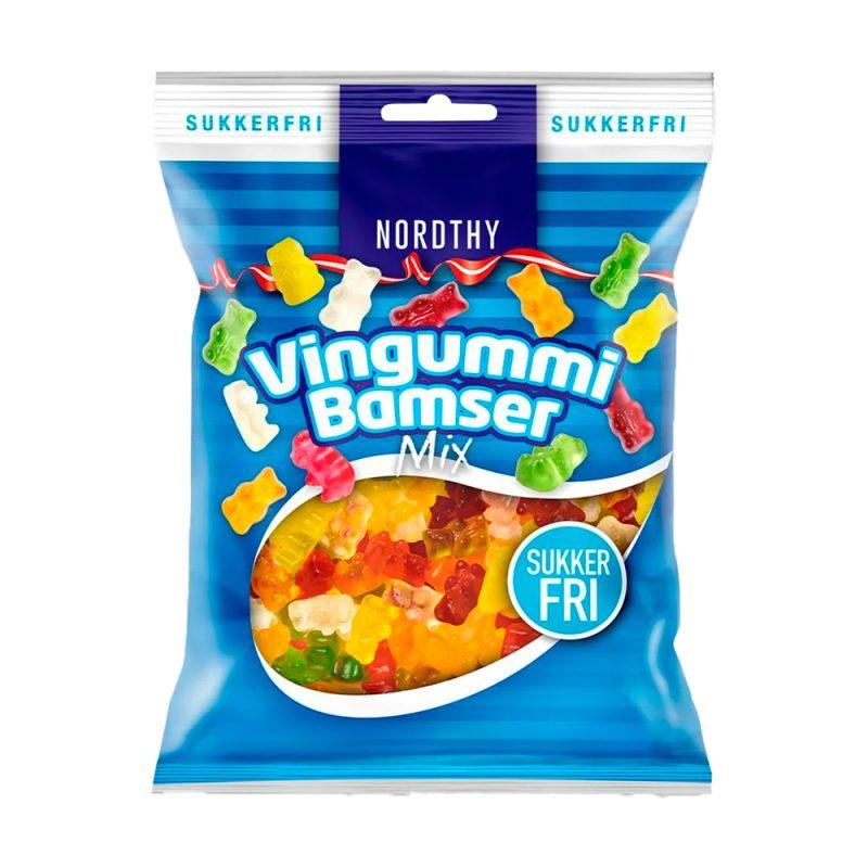 Nordthy Sukkerfrie Vingummibamser Bull 80g