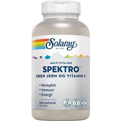 Spektroulti Vita Min Uden Jern Og Vitamin K 300kap