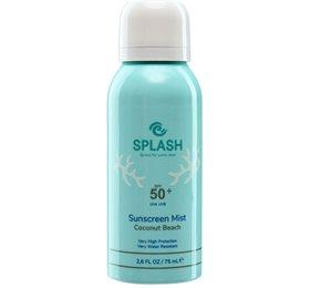 Splash Coconut Beach Sunscreen Mist Spf50 Travel Size 75 Ml Solcreme