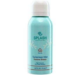 Splash Summer Breeze Sunscreen Mist Spf50 Travel Size 75 Ml Solcreme