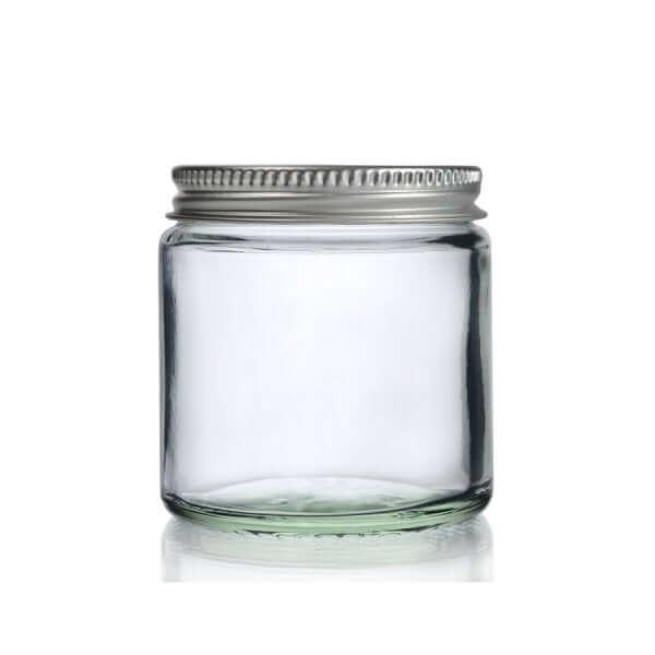 120 Ml  Klar Glas Krukke M Aluminium Låg