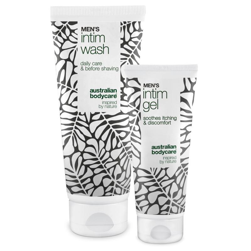 Pakke Mod Rød Forhud   Skånsom Intimvask Og Pleje ?  Lindr Rød Og Irriteret Forhud Med Vores Pakke  Men S Intimate Wash Og Intim Gel Sikrer Effektiv Pleje Og Hygiejne