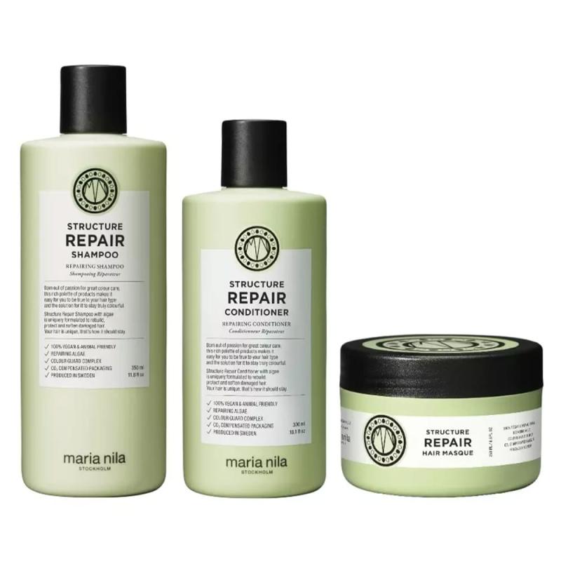 Maria Nila Structure Repair Trio 350 300 250ml