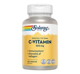 Solaray C Vitamin 500 Mg 180 Kapsler