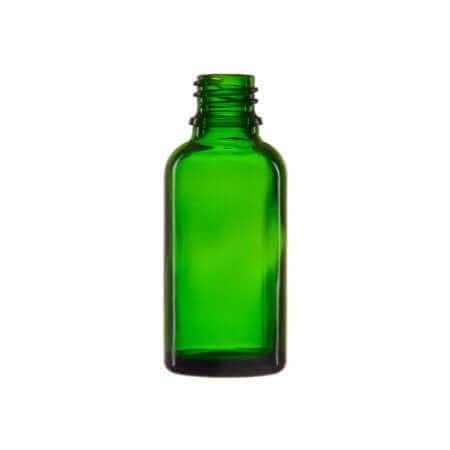 30 Ml Grøn Glasflaske Din18