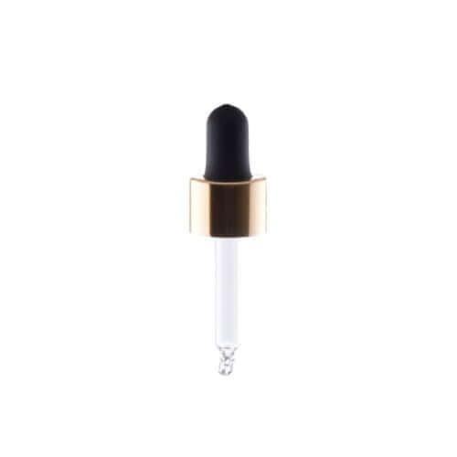 Guld Låg Med Sort Pipette 57 Mm    10 Ml    Din 18