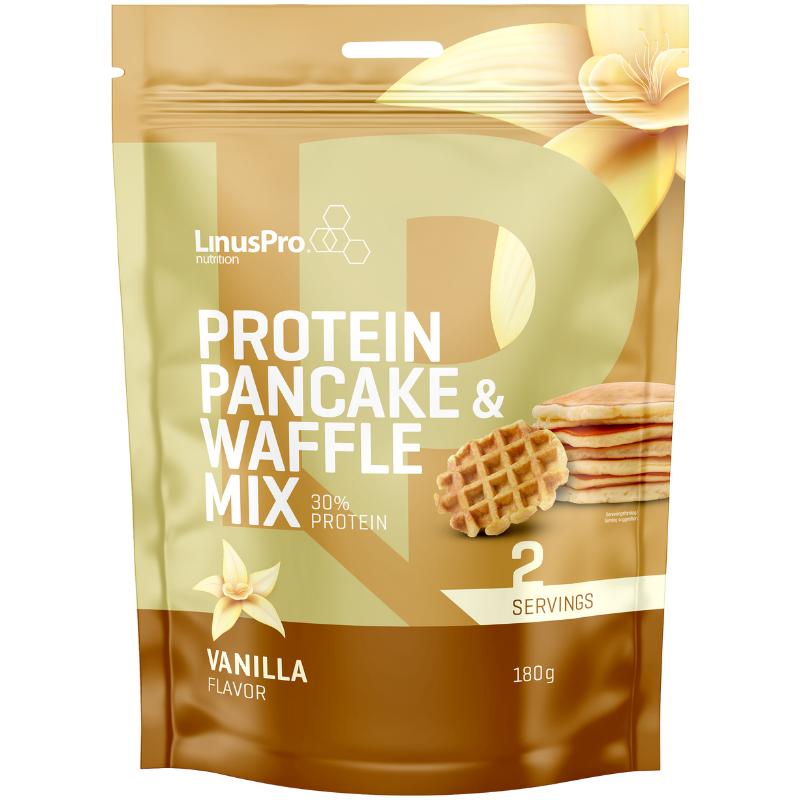 Linuspro Pancake Wafflemix Vanilje 180g