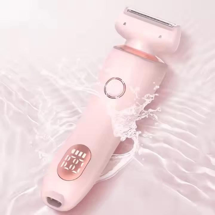 Ladyshaver Hår Og Hudpakke Pakke Gratis Fragt Pink Med Batteridisplay