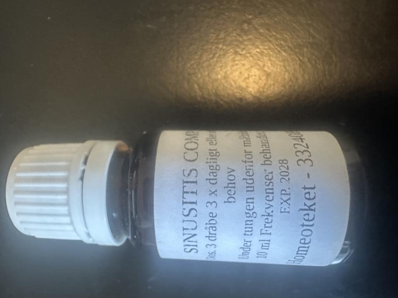 Sinusitis Comp Fra Homeoteket 10 Ml X