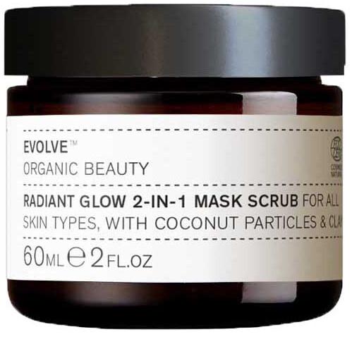 Evolve Radiant Glow 2 In 1 Mask Scrub 60 Ml