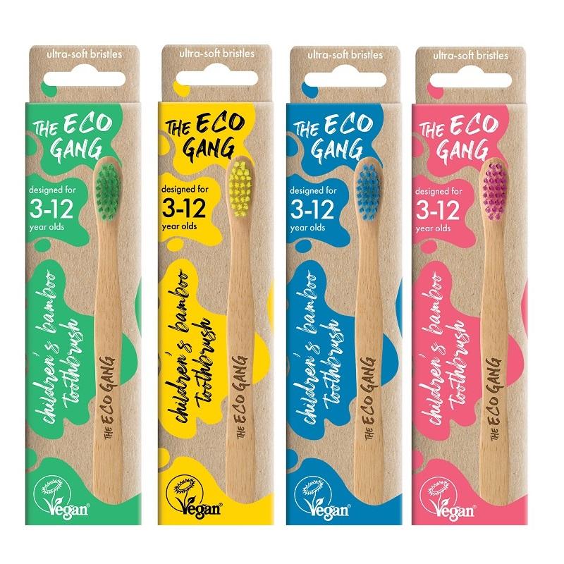 The Eco Gang Bambus Tandbørster Børn Ultra Soft