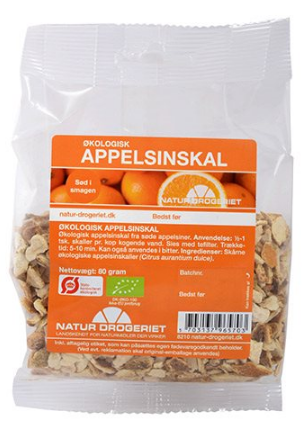 Appelsinskal Sød Skåret ø 80 G