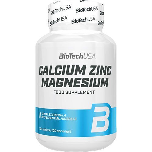 Biotechusa Calcium Zinc Magnesium 100tab