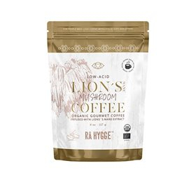 Rå Hygge Kaffe M Lion S Mane Svampeekstrakt Filtermalet ø Bull 227 G X
