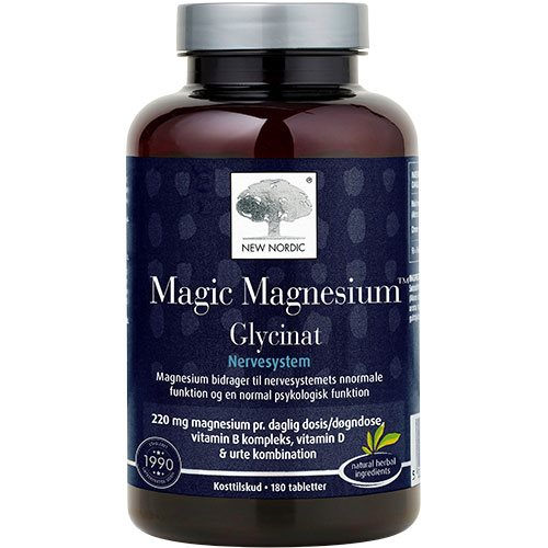 New Nordic Magic Magnesium Glycinat 180 Tabl