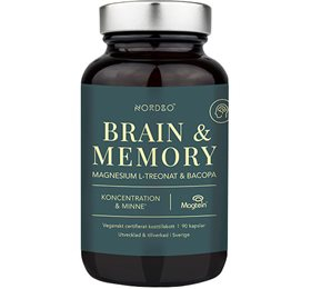 Nordbo Brain Memory Magnesium 90 Kap