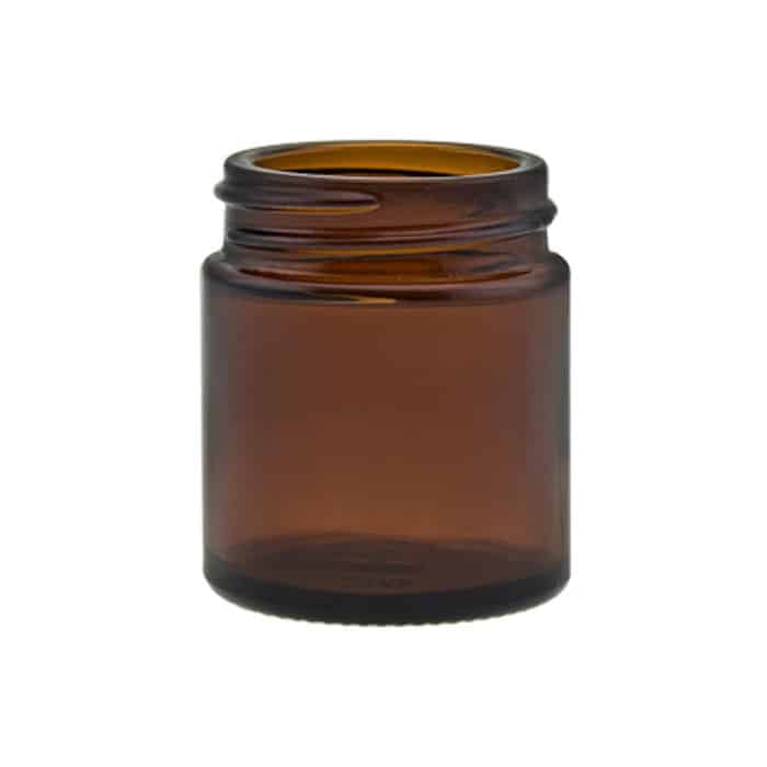 30 Ml  Brun Glasbøtte   Uden Låg   Sv38 R3