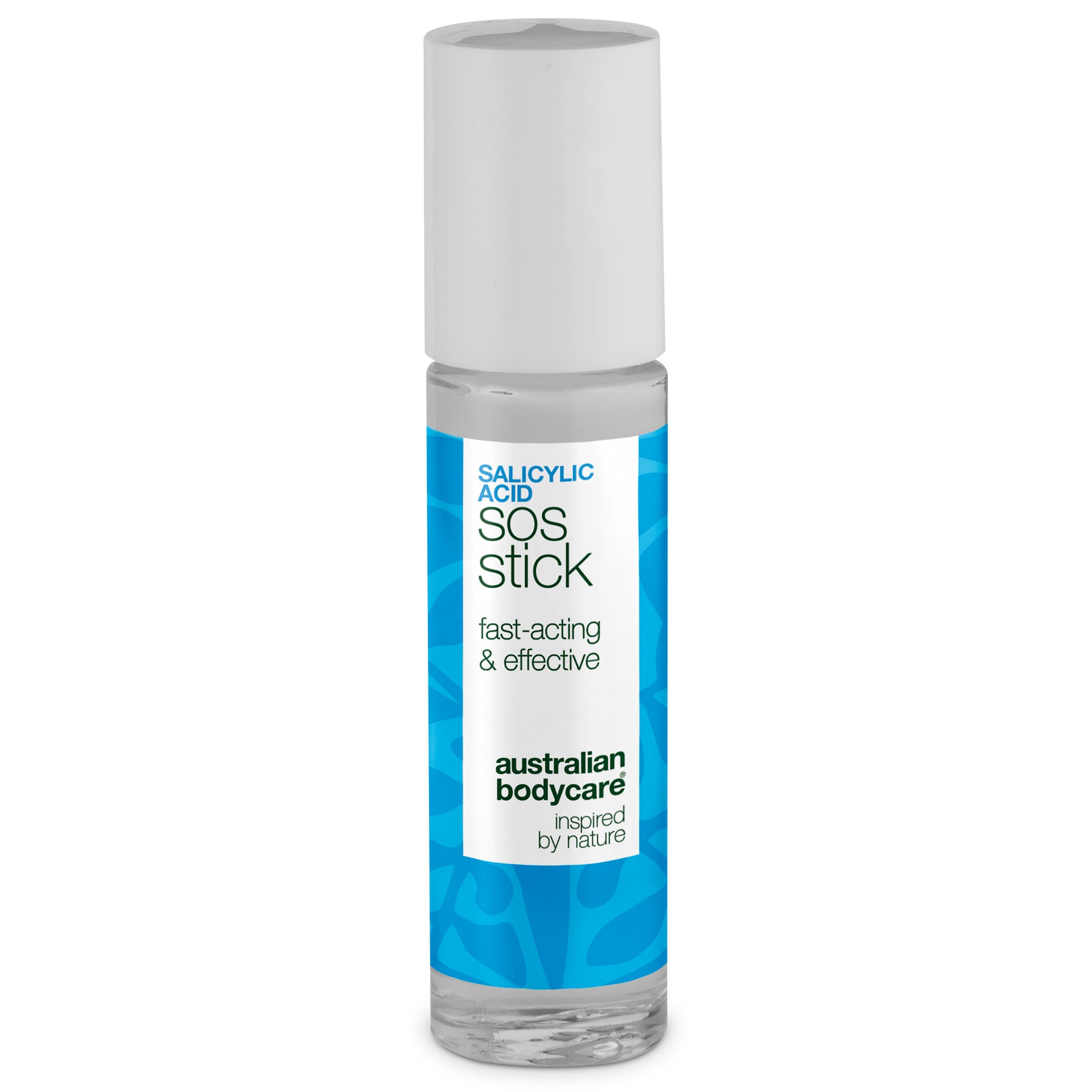 Salicylsyre Sos Stick Mod Bumser  Rødme Og Tilstopninger ?  Salicylsyre Sos Stick Mod Urenheder Og Fedtet Hud  Beroliger  Renser Og Forebygger Udbrud  Indeholder Salicylsyre    1 Stk