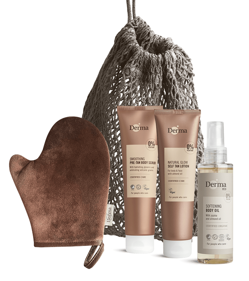 Derma Self Tan Kit  Inkl  Handske