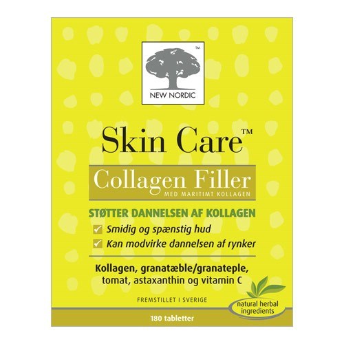 Skin Care Collagen Filler   180 Tabletter