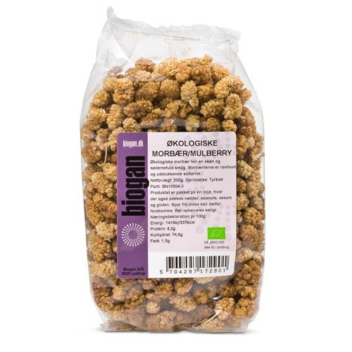 Morbær økologiske Biogan 200 Gram