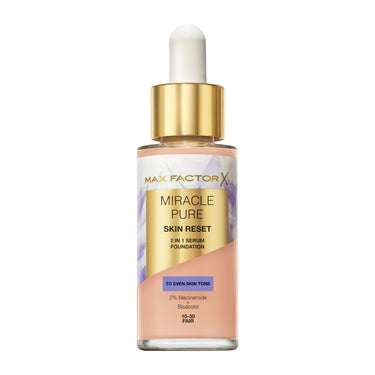 Max Factor Miracle Pure Skin Reset 2 In 1 Serum Foundation 10 30 Fair 30 Ml