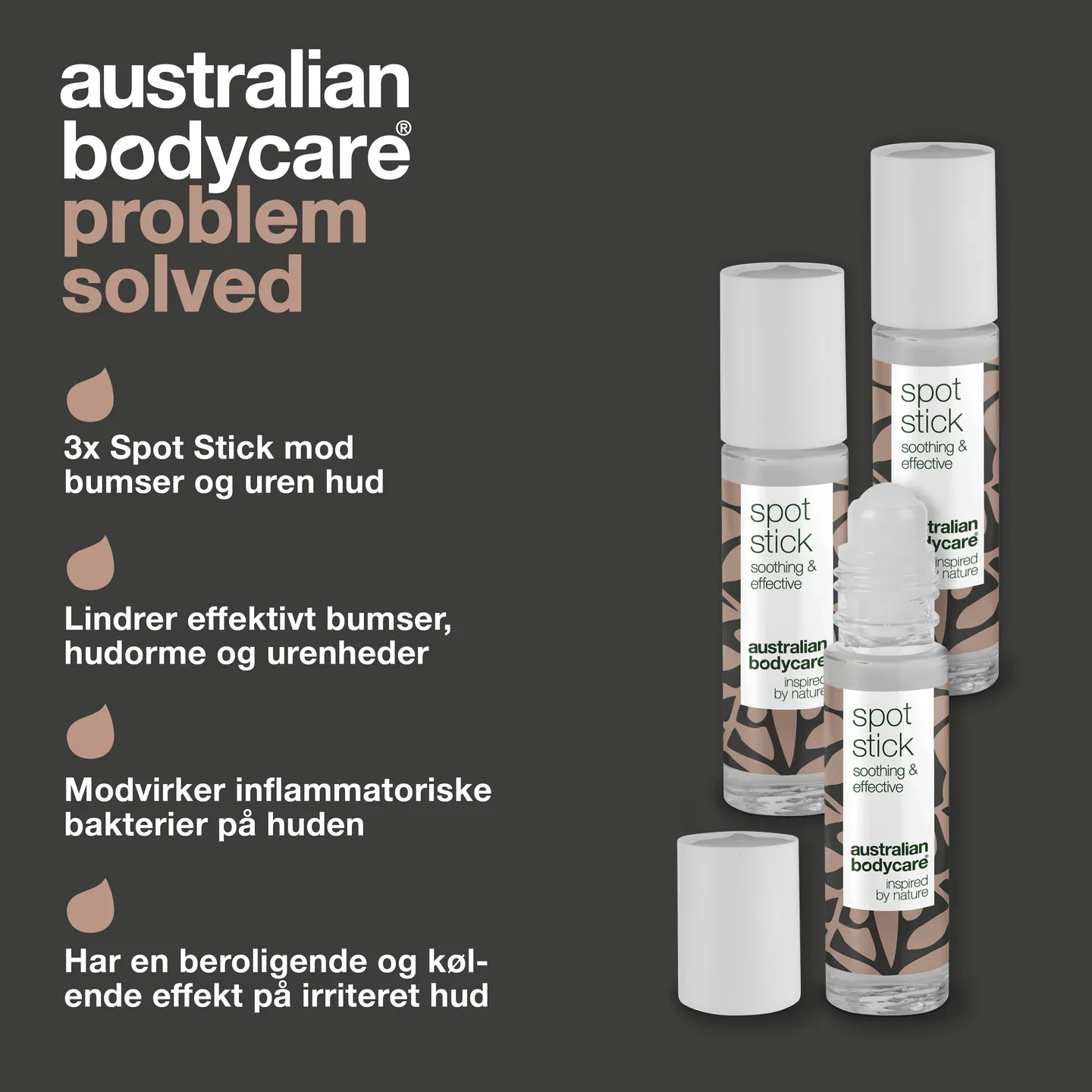 Australian Bodycare 3 Spot Stick 3x9 Ml   Værdi 239 95 Kr