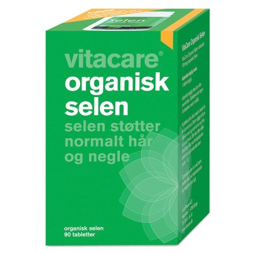 Vitacare Selen Organisk   90 Tabletter