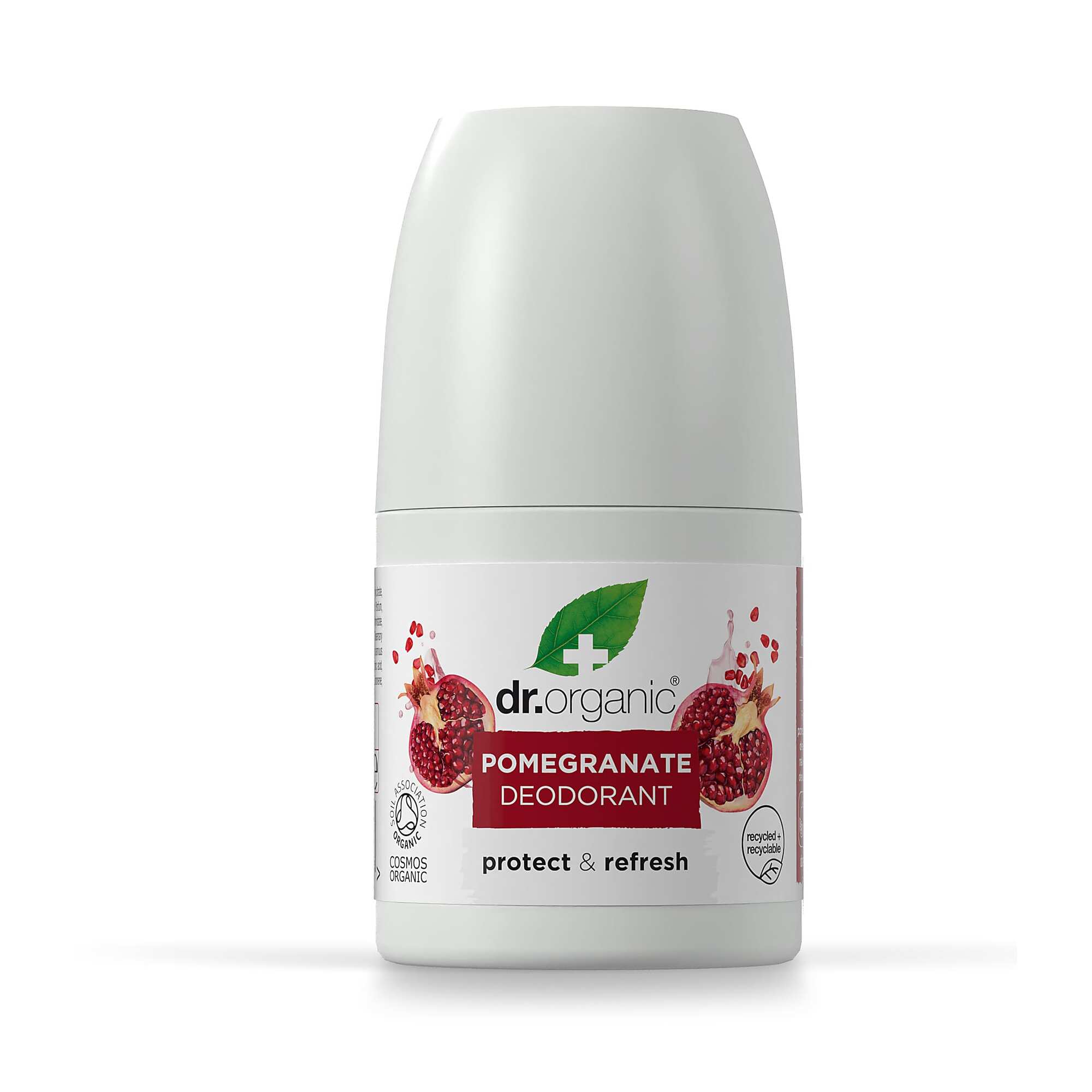 Dr Organic Deo Roll On Pomegranate 50 Ml