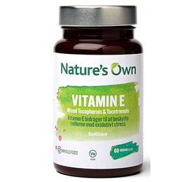 Vitamin E Mixed Tocopherols Tocotrieno 60 Kapsler