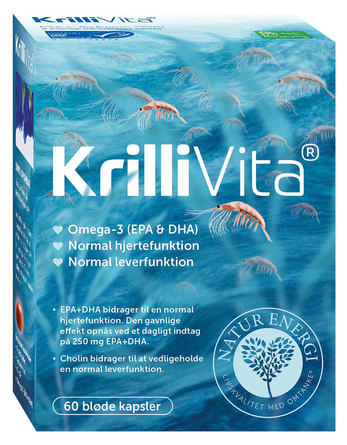Krillivita Krillolie 500 Mg 60 Kapsler