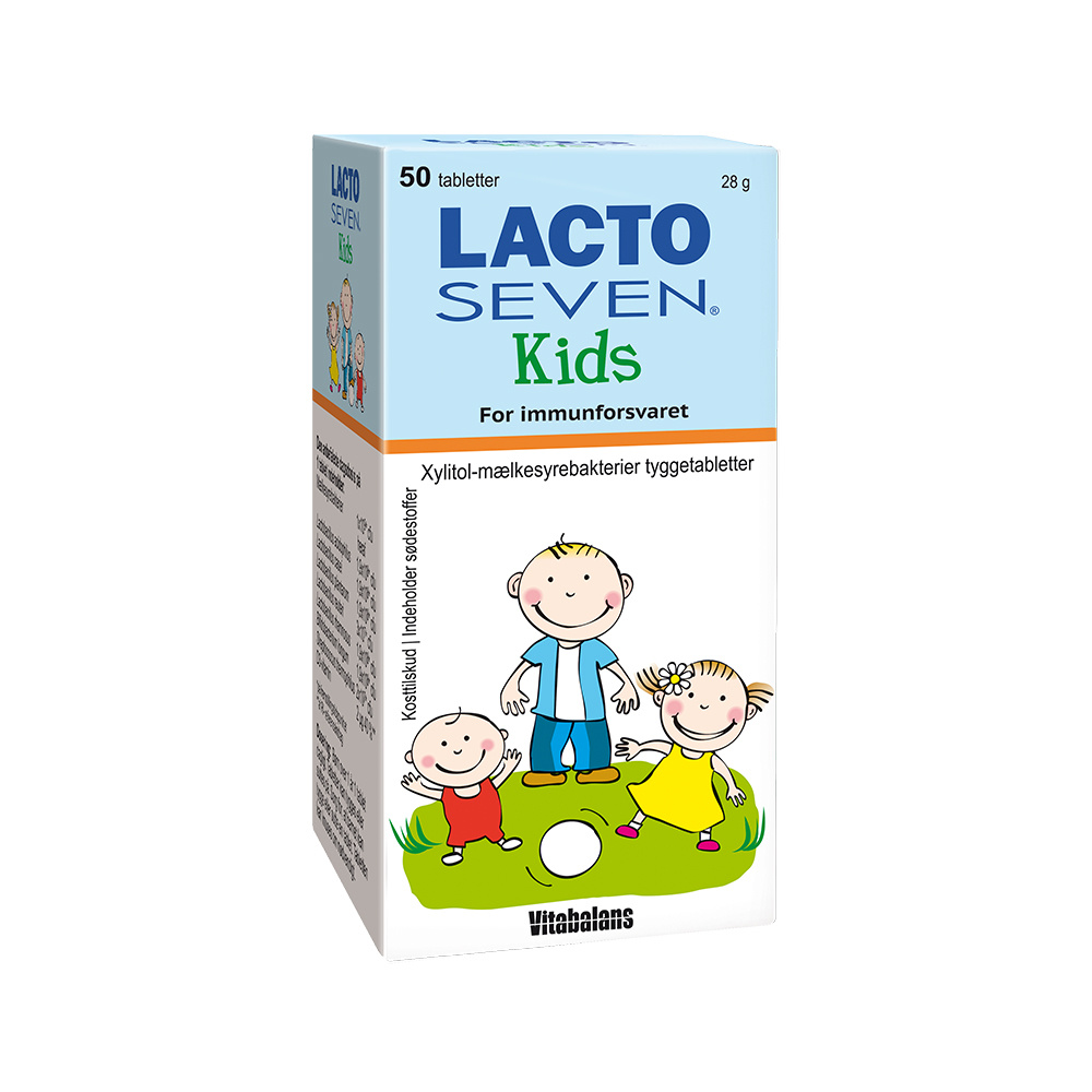 Lacto Seven Kids   50 Tabletter