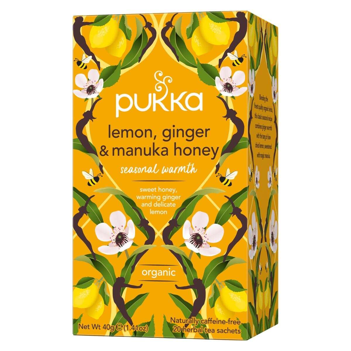 Pukka Lemon  Ginger   Manuka Honey Te   20 Breve