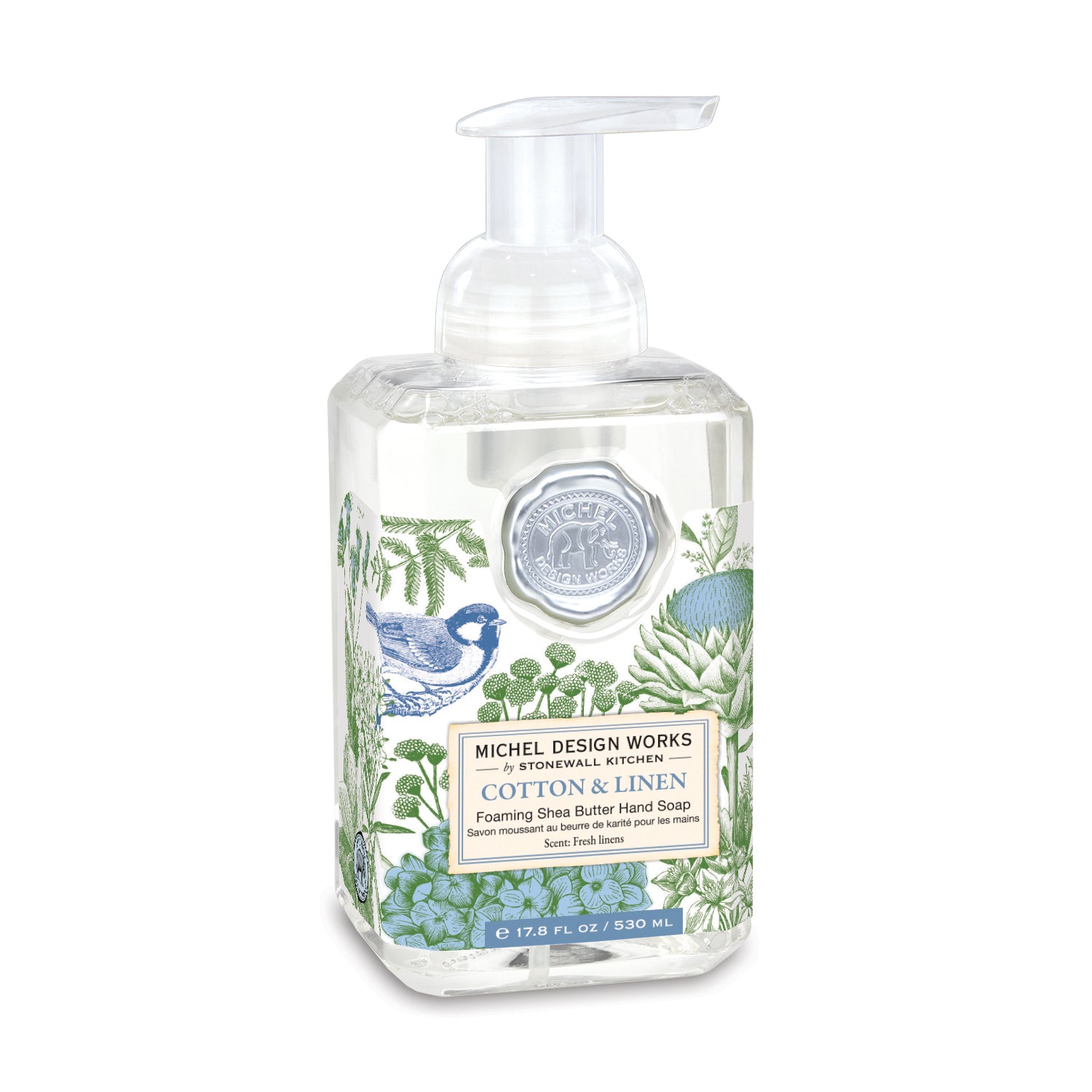 Michel Design Skumhåndsæbe Cotton   Linen 530ml