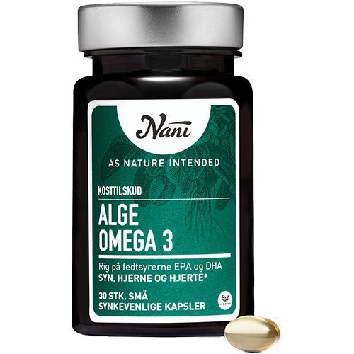 Nani Alge Omega 3 30 Kapsler