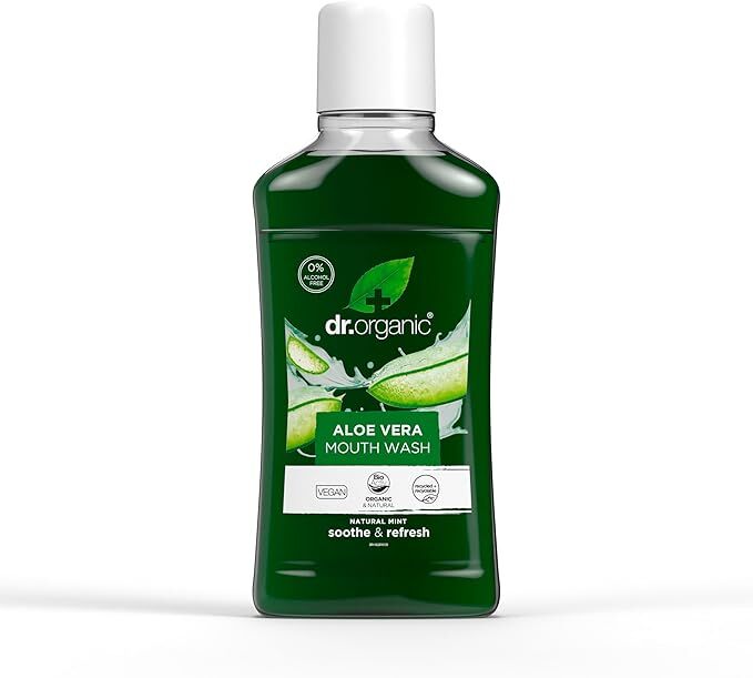 Dr Organic Mundskyl Aloe Vera 500 Ml