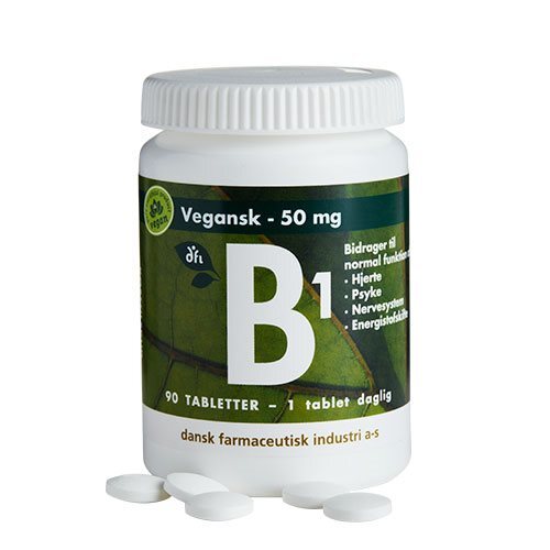 B1 50 Mg Vegansk   90 Tabletter