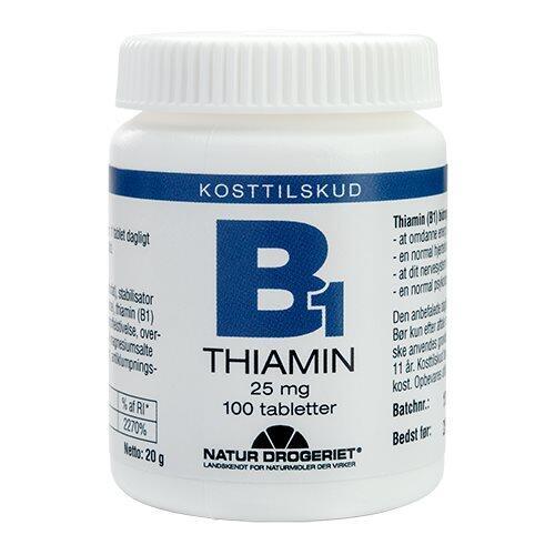 Mega B1 Vitamin 25 Mg   100 Tabletter