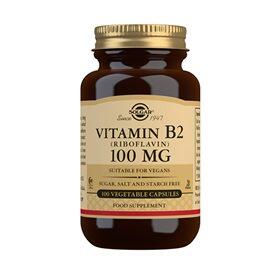 Solgar B2 Vitamin 100 Mg Riboflavin 100 Kapsler