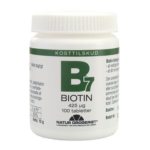 Biotin B7   100 Tabletter