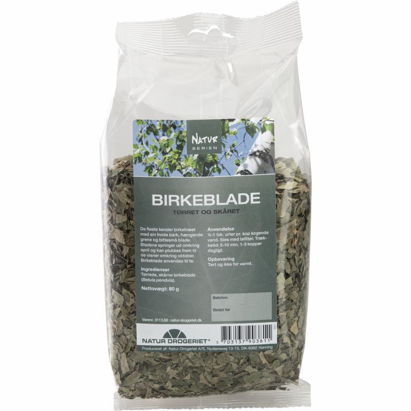 Tørrede Birkeblade 80 Gram