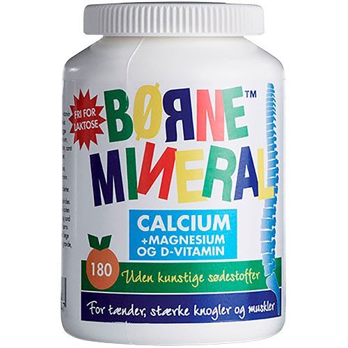 Børnemineral M Appelsin 180 Tabletter