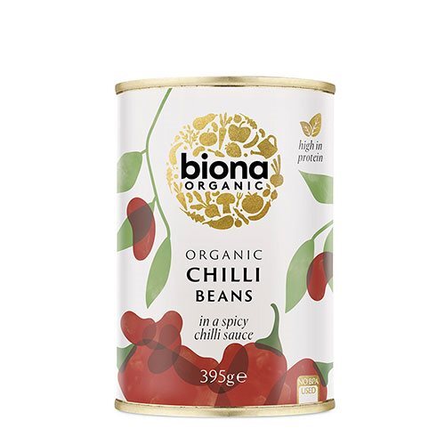 Chilli Beans Røde Kidneybønner I Chili økologisk   395 Gram