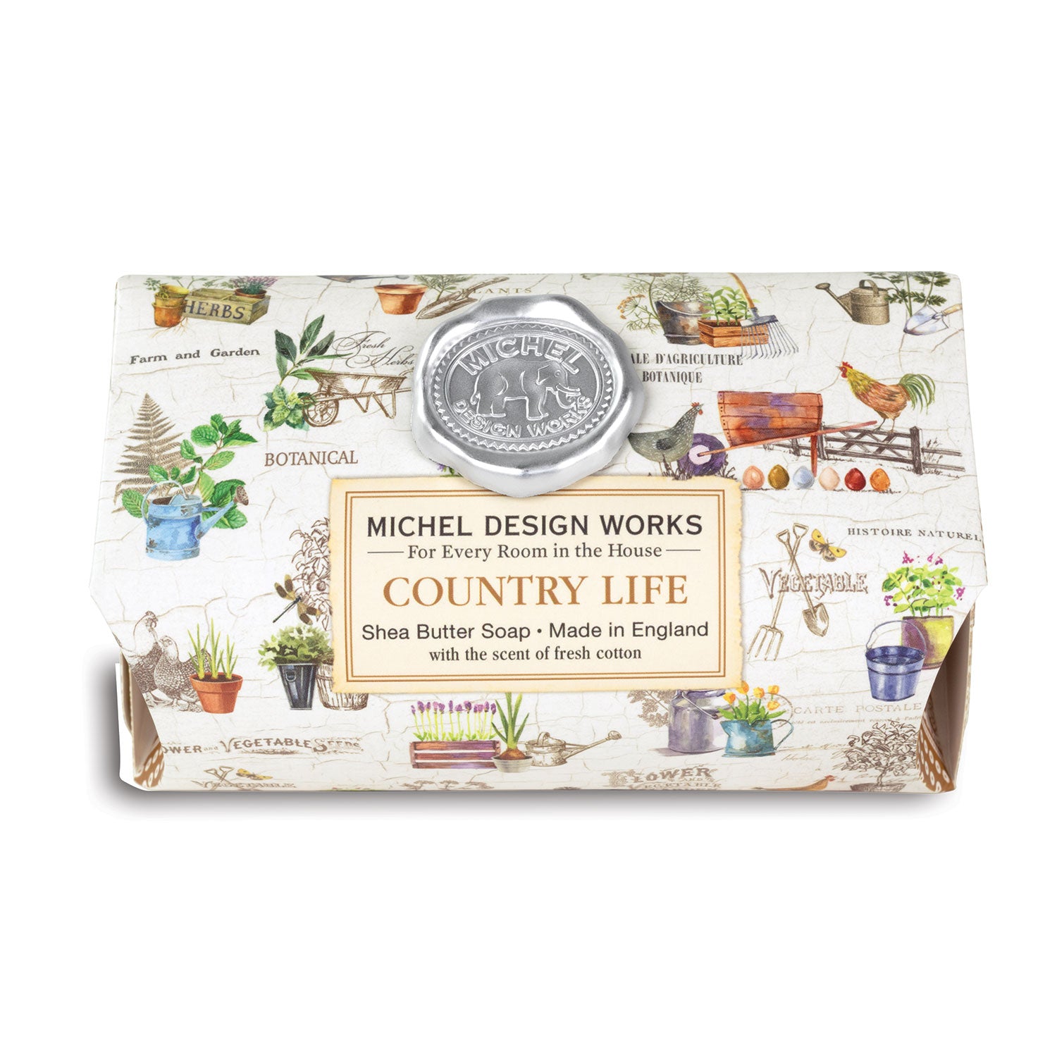 Michel Design Stykke Hånd  Og Badesæbe   Country Life 246 G