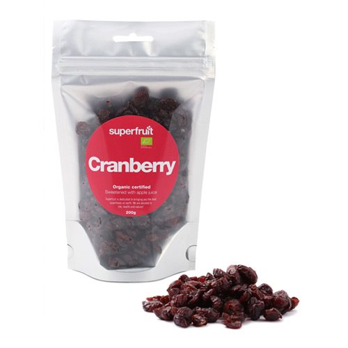 Cranberries Tranebær Superfruit 200 Gram