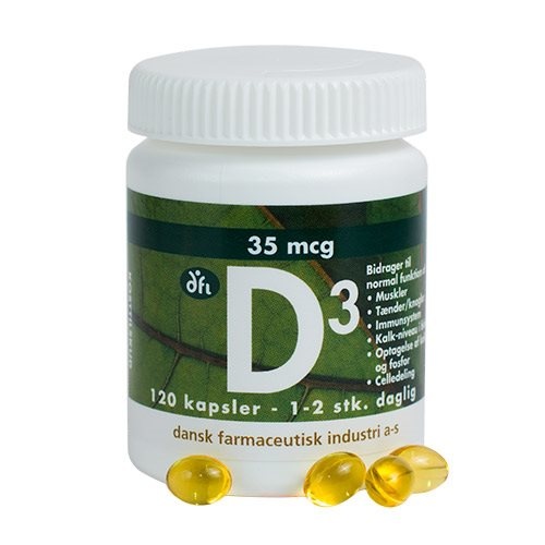D Vitamin 35 Mcg Dfi 120 Kapsler