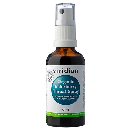 Elderberry Throat Spray Halsspray økologisk 50 Ml