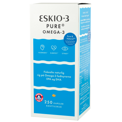 Eskio 3 Pure Omega 3 250 Kapsler