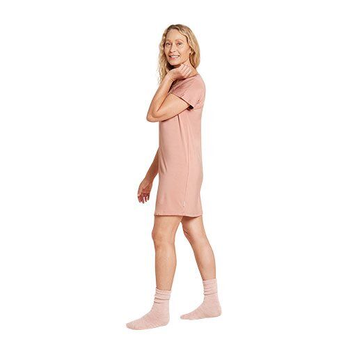 Boody Goodnight Nightdress Dusty Pink Str  S   1 Stk